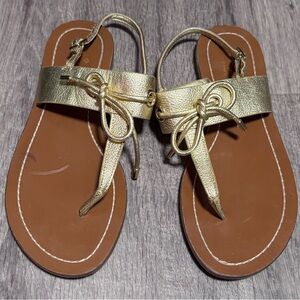 Kate Spade Women’s Gold and Brown Sandals